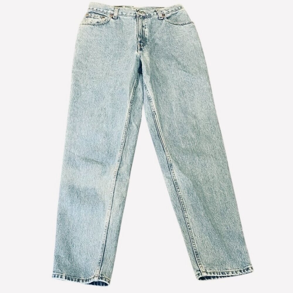 Levi’s 550 Relaxed‎ Fit Tapered Leg Jeans Sz 10 Reg Light Wash Blue #275E